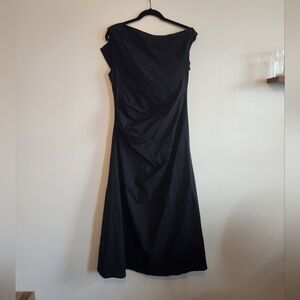 Elegant Black Summer Asymetrical Summer Dress
